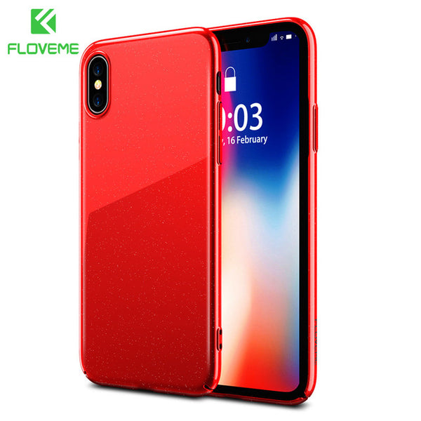 FLOVEME Luxury Ultra Thin Case for iPhone X 8 8Plus 7 7Plus 6 6s 6